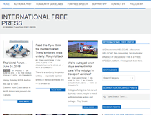 Tablet Screenshot of internationalfreepress.com